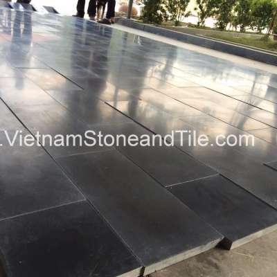 Vietnam Blue Limestone Honed finish, Limestone Non-Slippery Finish Floor