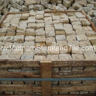 Granite Cubic, Vietnam Granite Cobbles, Granite Cobble Stone