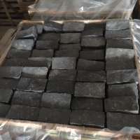 Stone From Vietnam, Black and grey Basalt cobble/cubic, Basalt Cubic